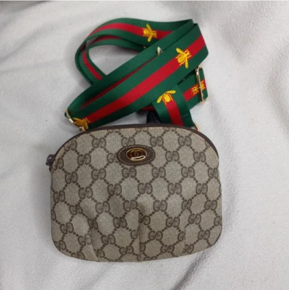 Authentic Vintage Gucci GG Monogram Supreme Web Clutch Fanny Bum Waist Belt Bag - Picture 3 of 11